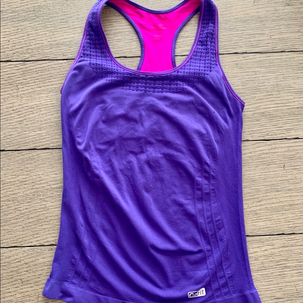 GoFit Purple Exercise Tank Top